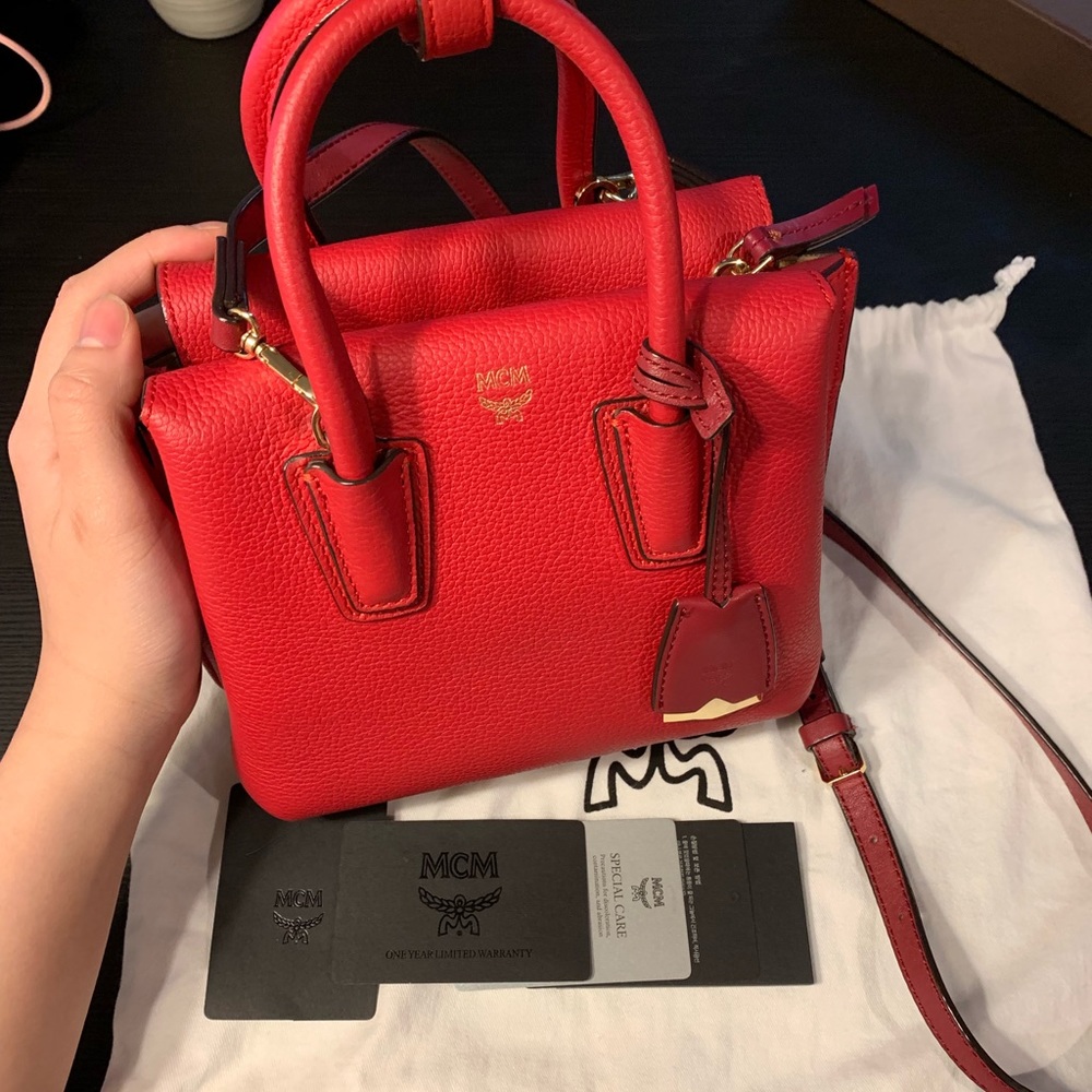 Mcm Mini Milla Red bag